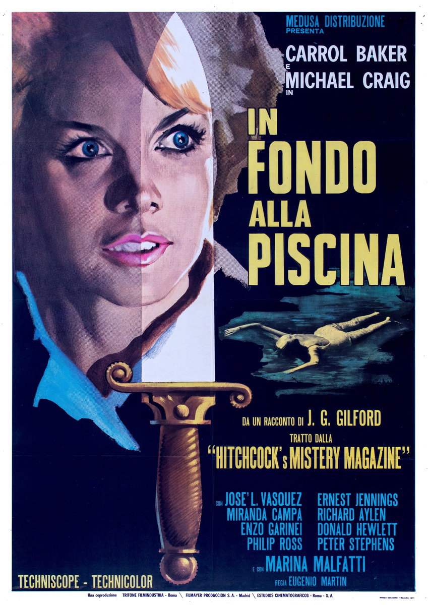 Manifesto 2 per il film In fondo alla piscina (1971)