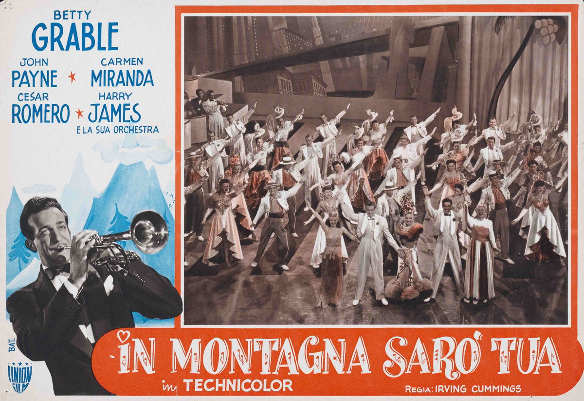 Fotobusta 2 per il film In montagna sarò tua (1942), dipinto da Bat