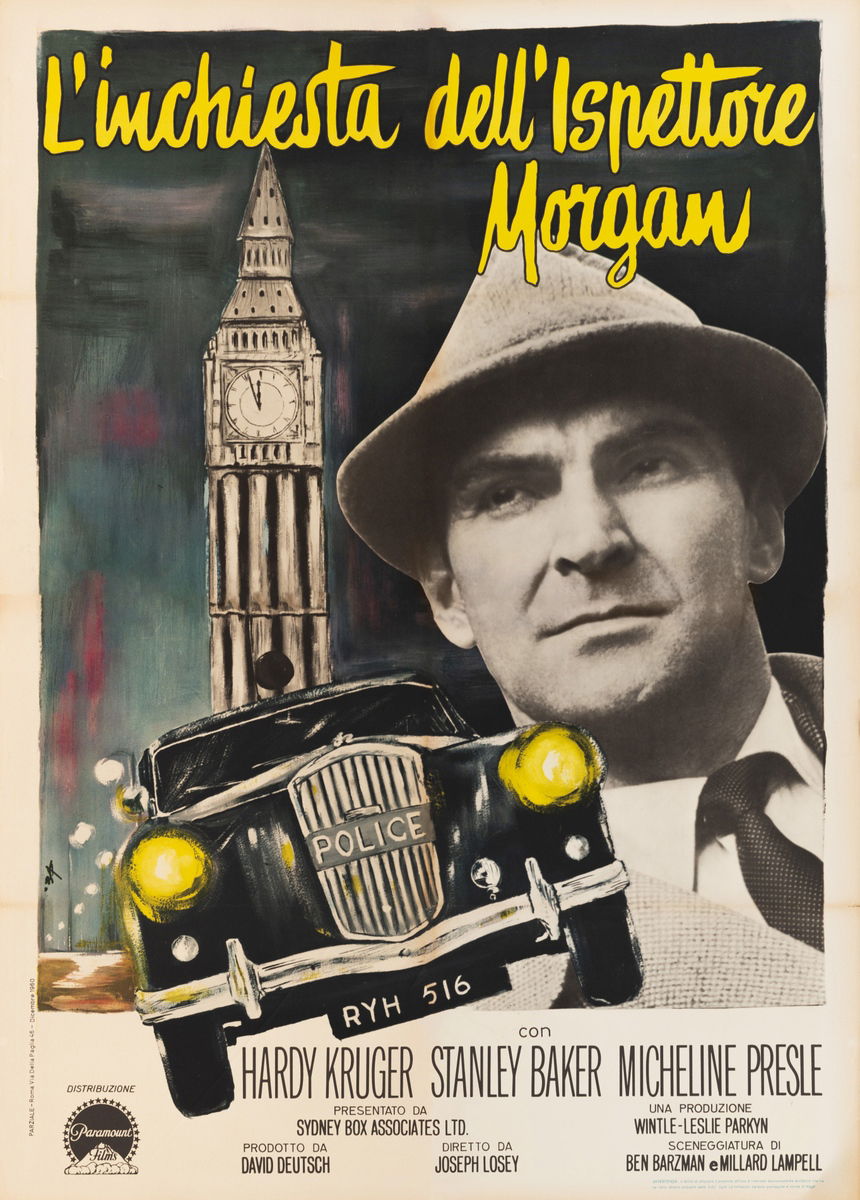 L'inchiesta dell'ispettore Morgan - Manifesto 1