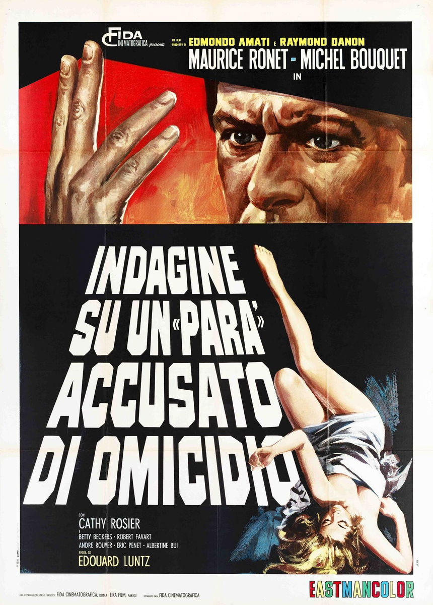 Indagine su un parà accusato di omicidio - Manifesto 1