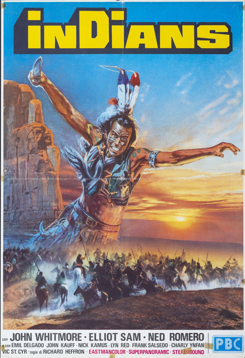 Manifesto 2 per il film Indians (1975)