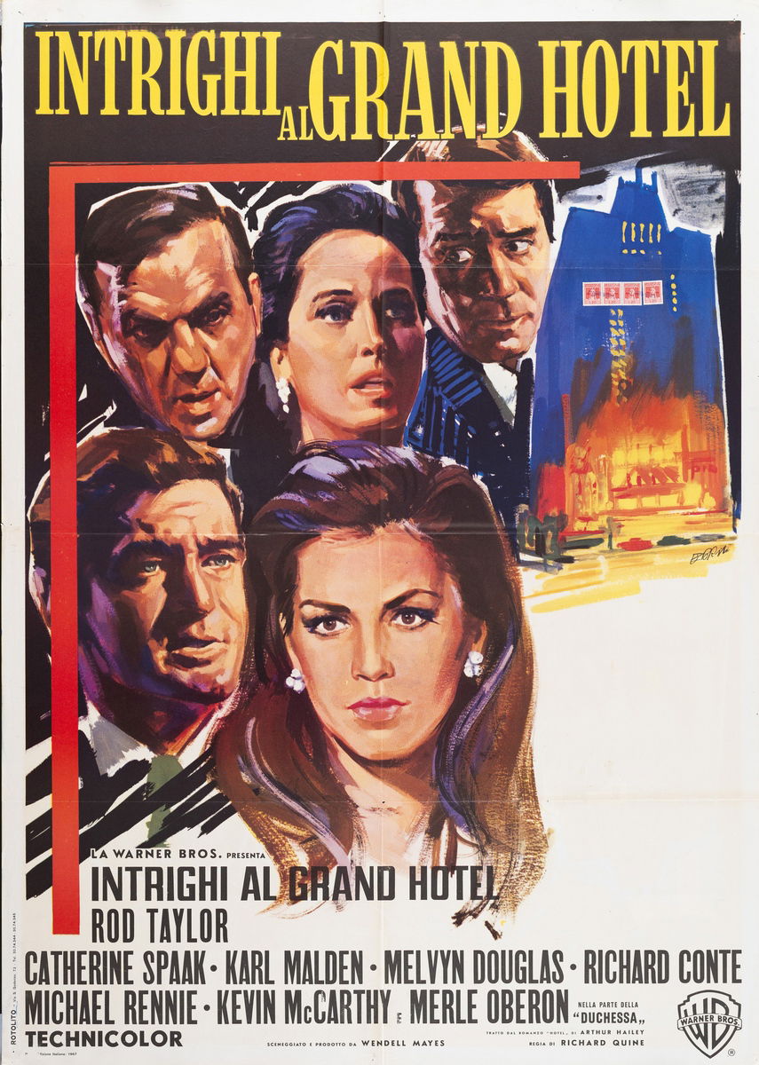 Intrighi al Grand Hotel - Manifesto 1