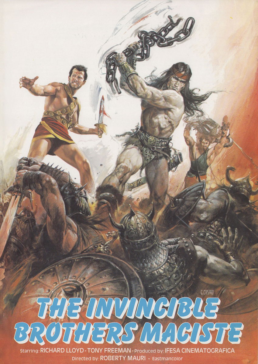 Gli invincibili fratelli Maciste - Fotobusta 1