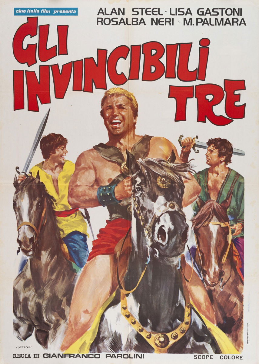 Gli invincibili tre - Manifesto 1