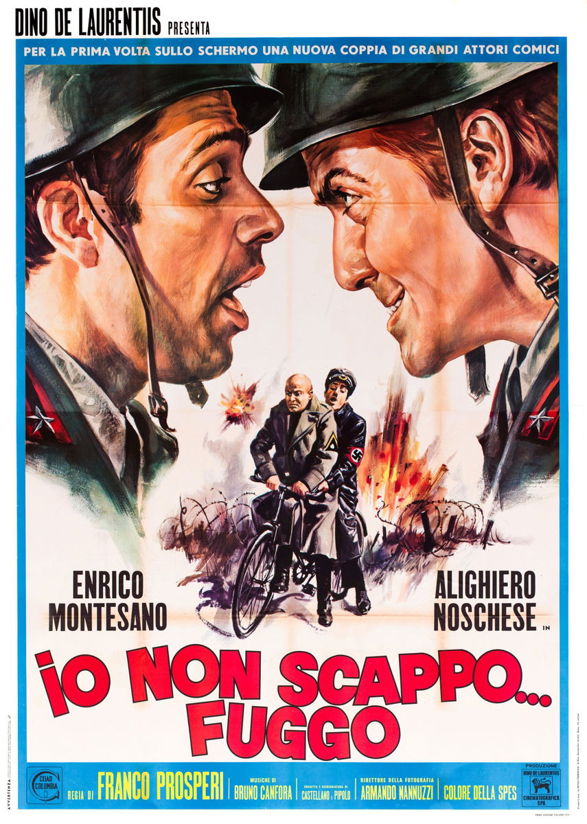 Io non scappo... fuggo - Manifesto 1