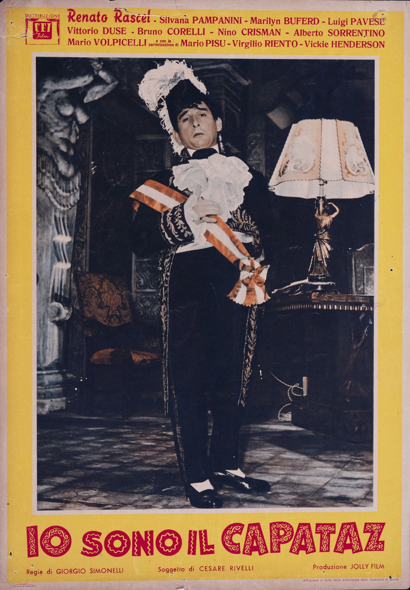 Lobby Card 3 for the film Le retour de Pancho Villa (1951), painted by Niso Ramponi (Kremos)