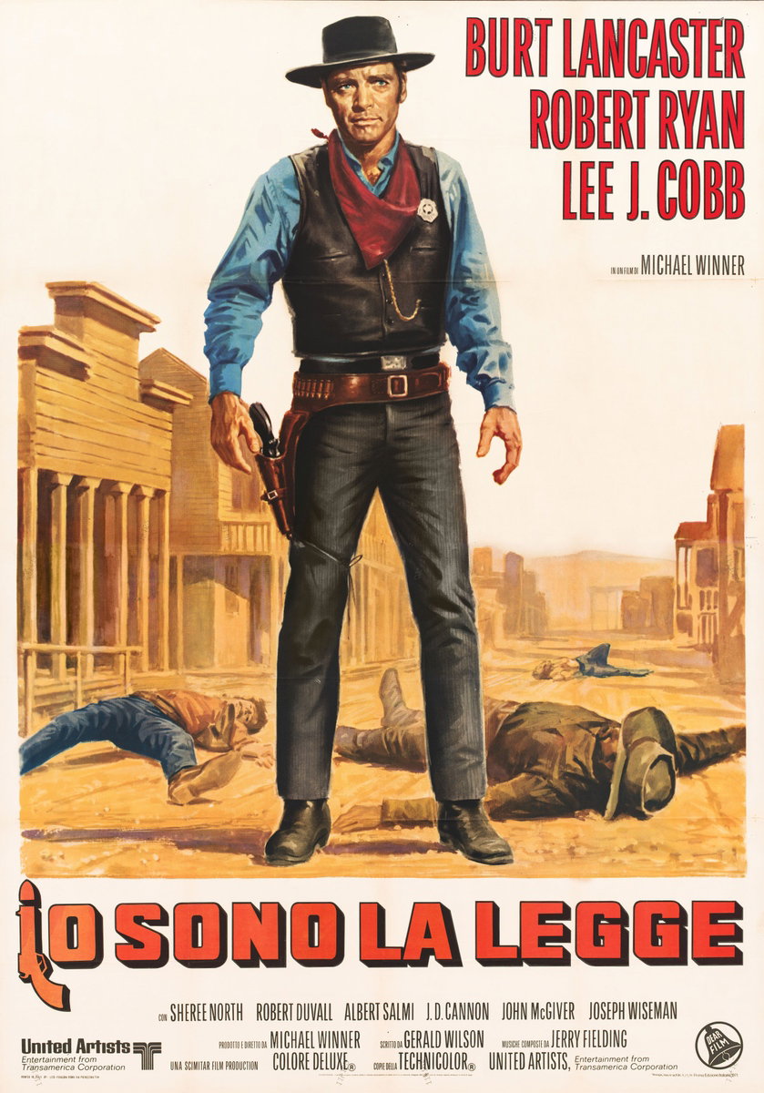 Manifesto 3 per il film Io sono la legge (1971)
