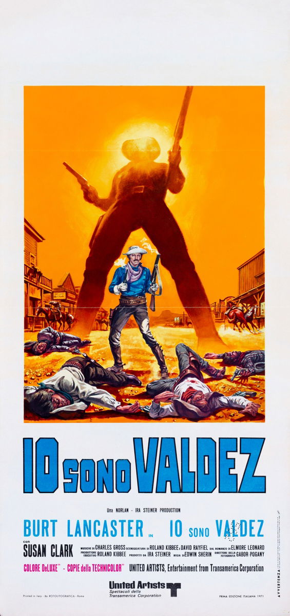 Valdez Is Coming - Lobby Card 1