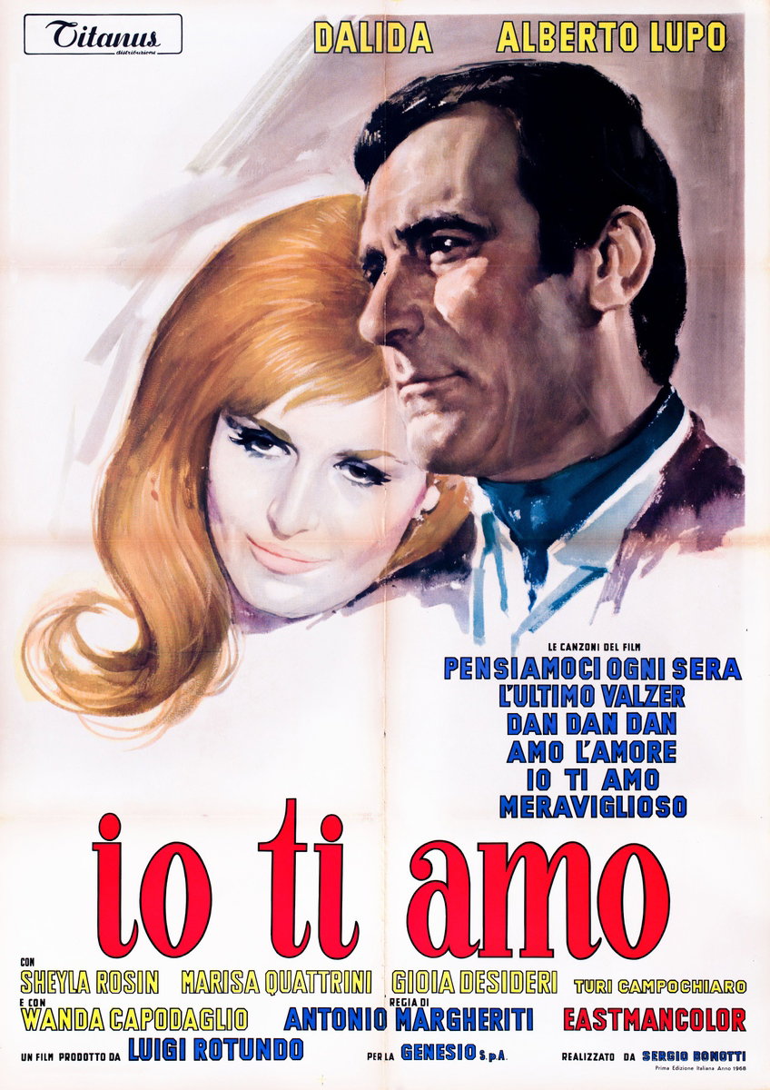 Manifesto 2 per il film Io ti amo (1968)