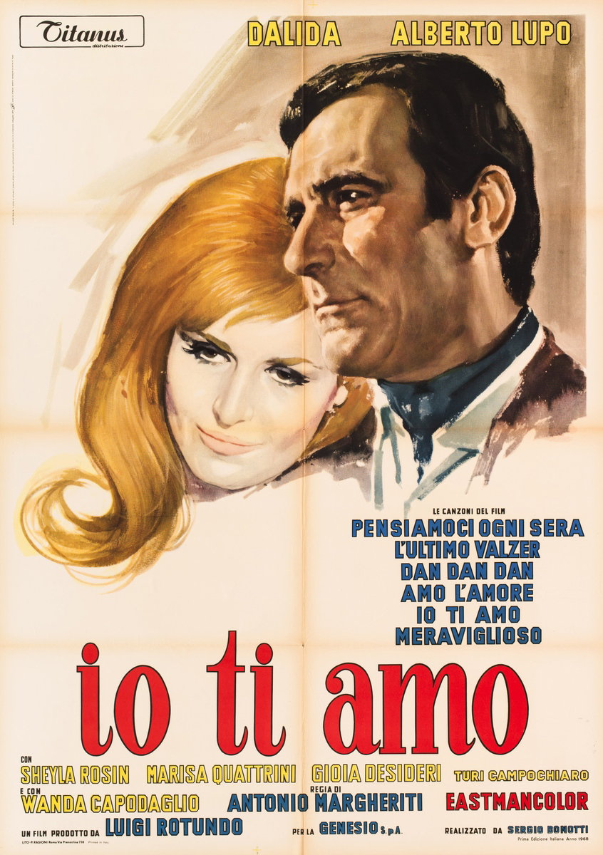 Manifesto 3 per il film Io ti amo (1968)