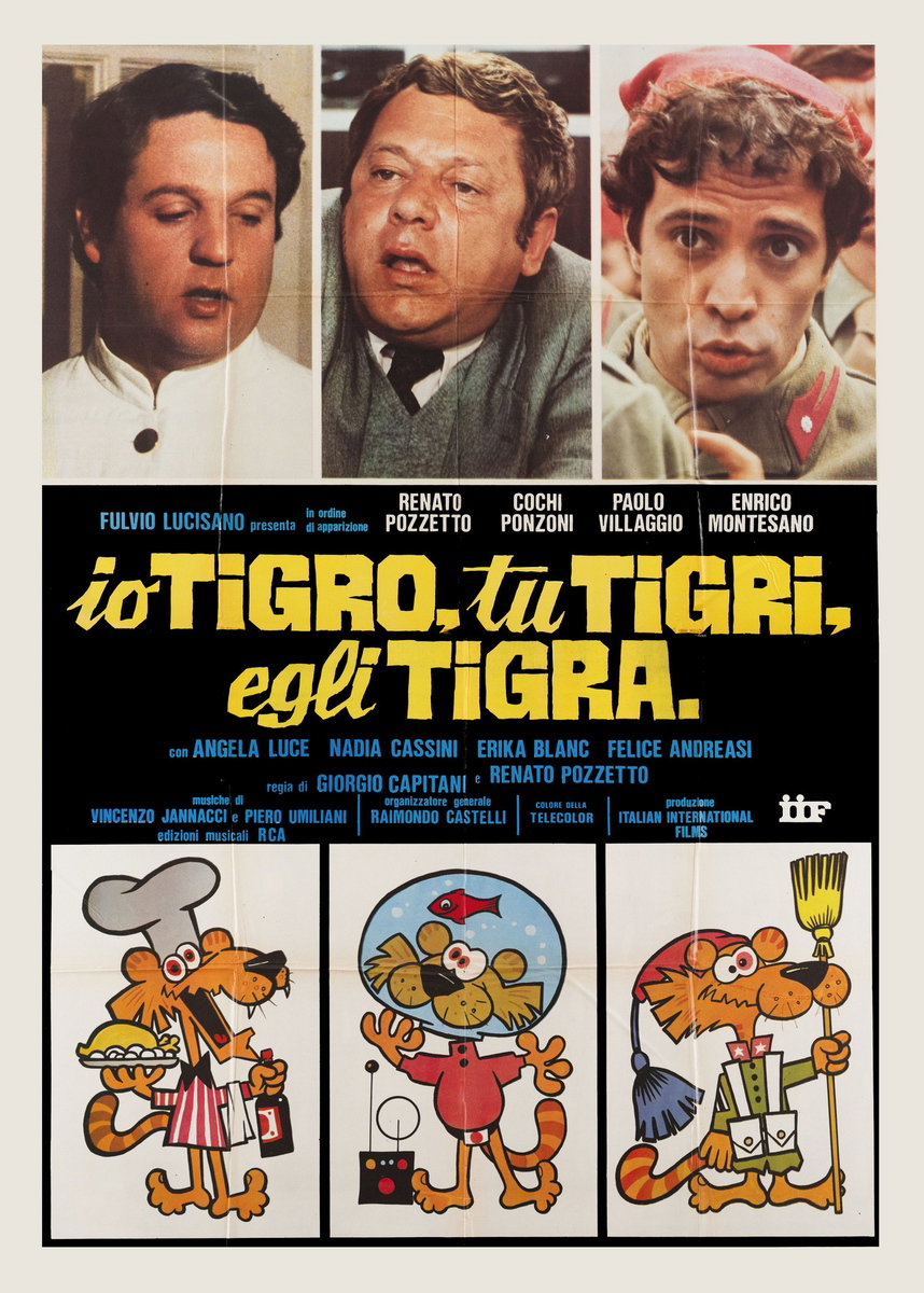 Io tigro, tu tigri, egli tigra - Manifesto 2