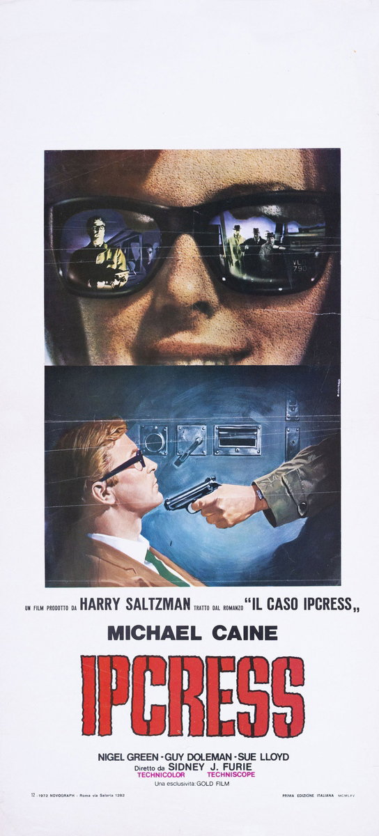 Locandina 2 for the film The Ipcress File (1965), painted by Renato Casaro (Renè)