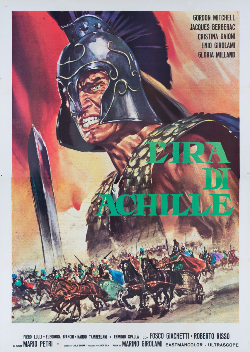 Poster 2 for the film The Fury of Achilles (1962)