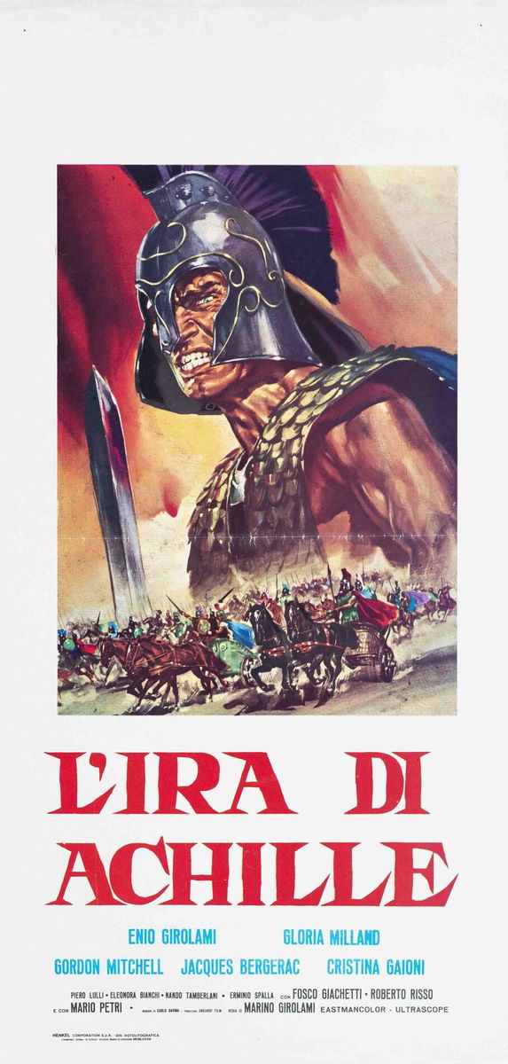 The Fury of Achilles - Lobby Card 1