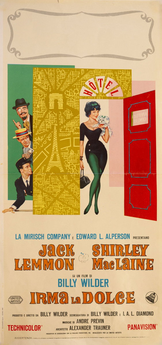 Locandina 2 per il film Irma la dolce (1963)
