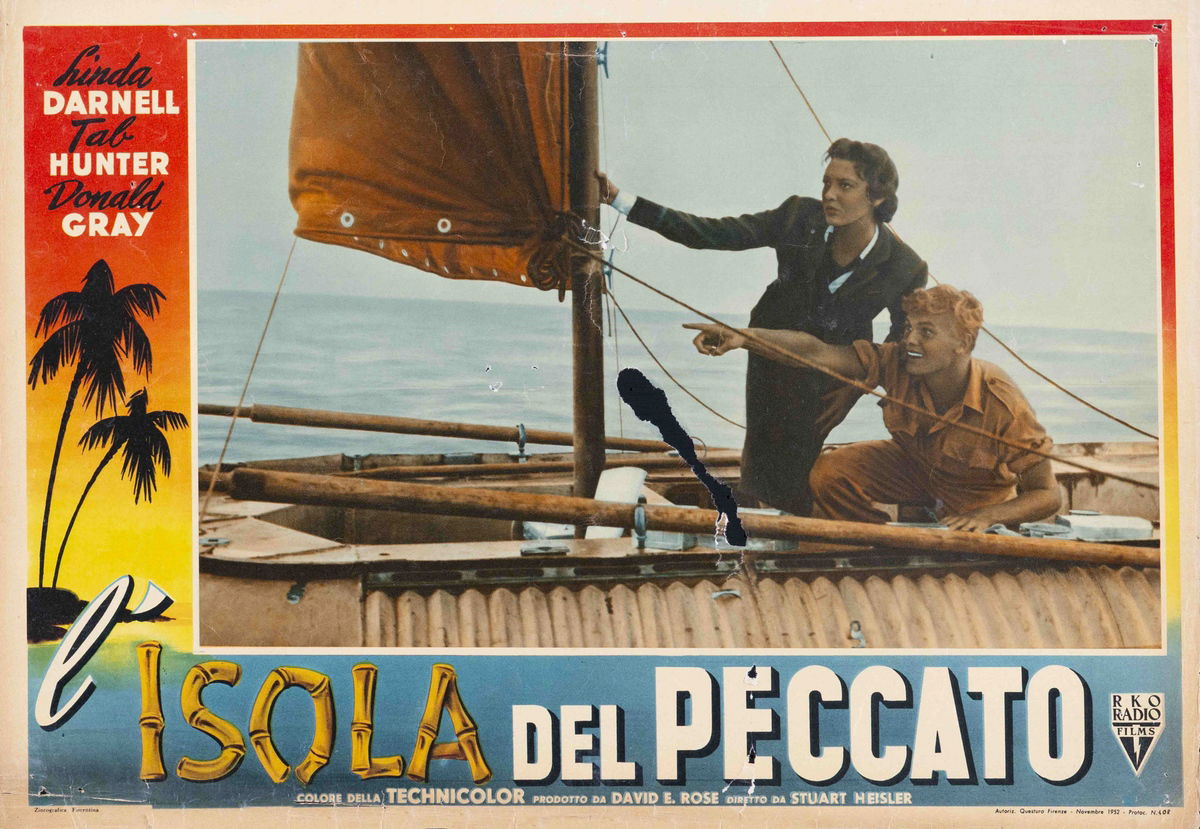 L'isola del peccato - Fotobusta 1