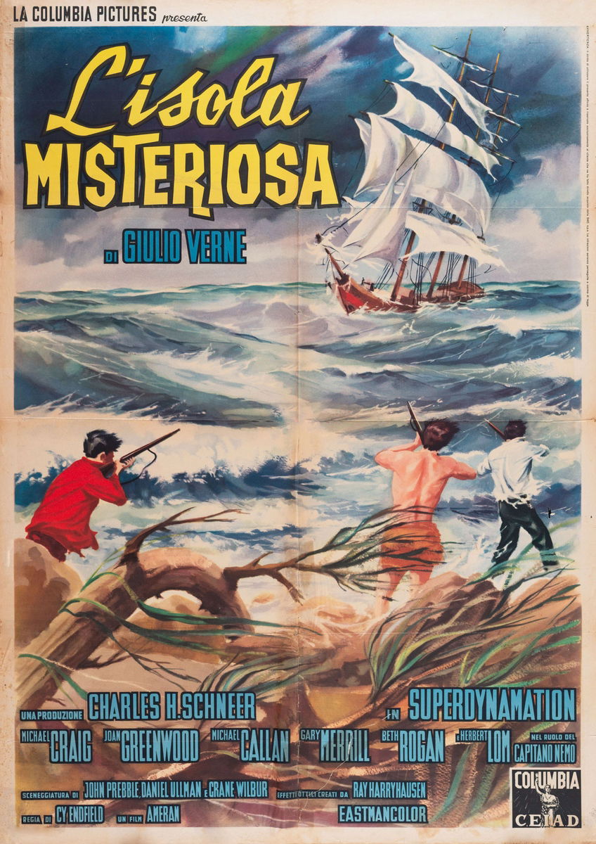 L'isola misteriosa - Manifesto 1