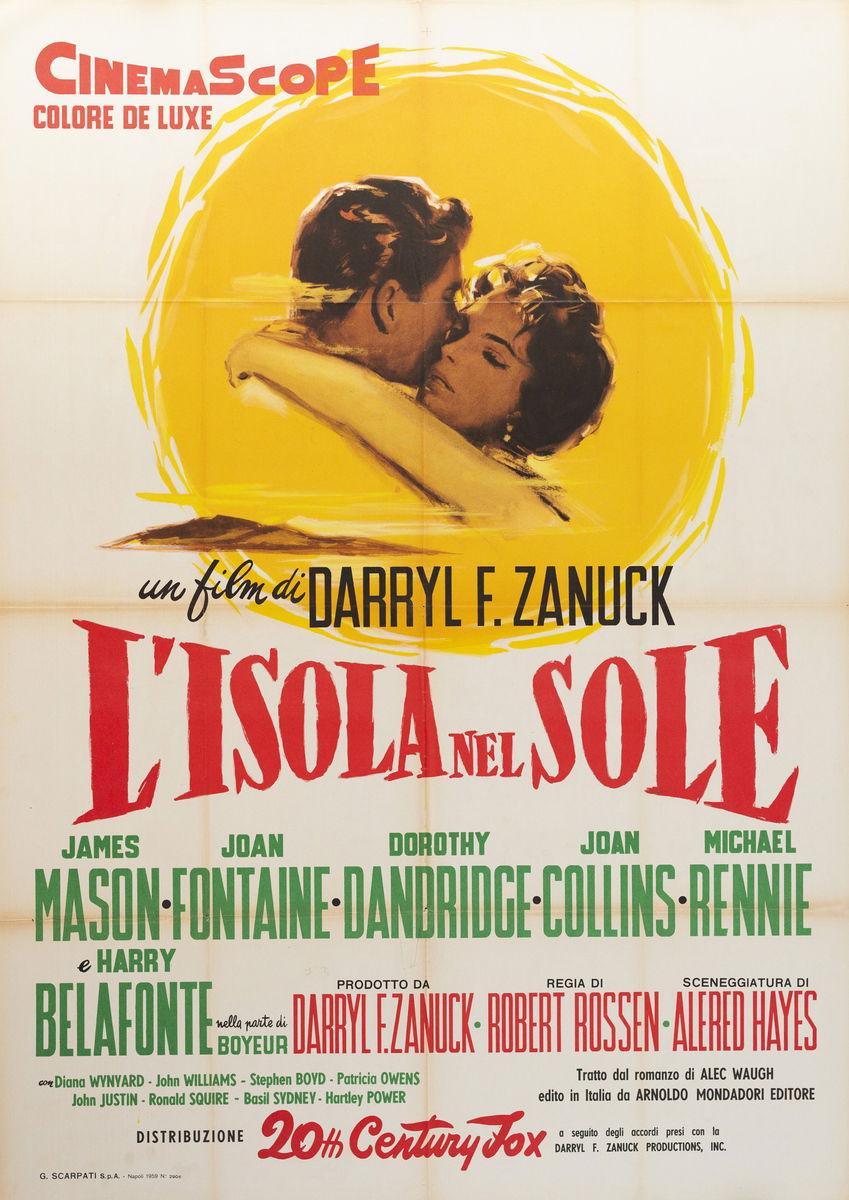 L'isola nel sole - Manifesto 1