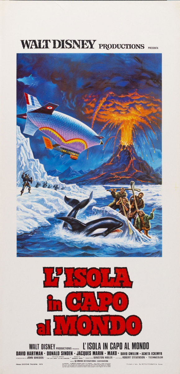 Locandina 2 per il film L'isola sul tetto del mondo (1974)