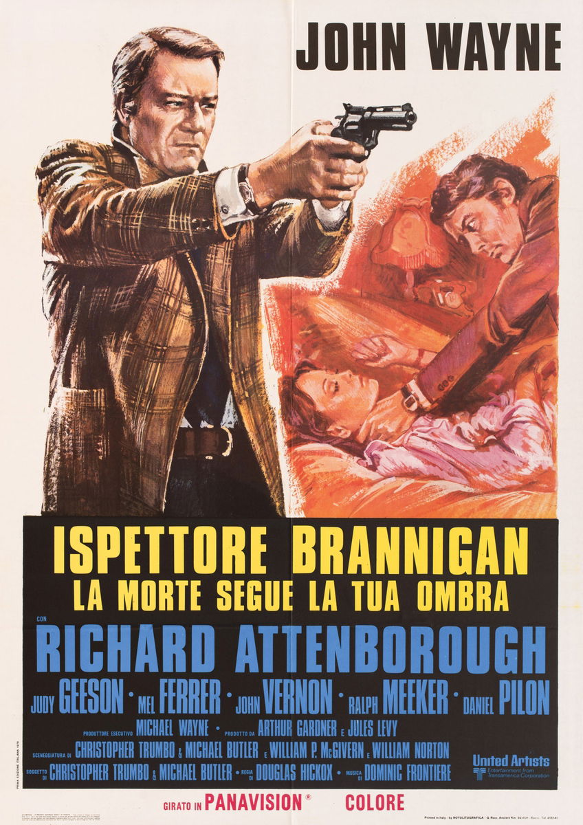 Ispettore Brannigan, la morte segue la tua ombra - Manifesto 1