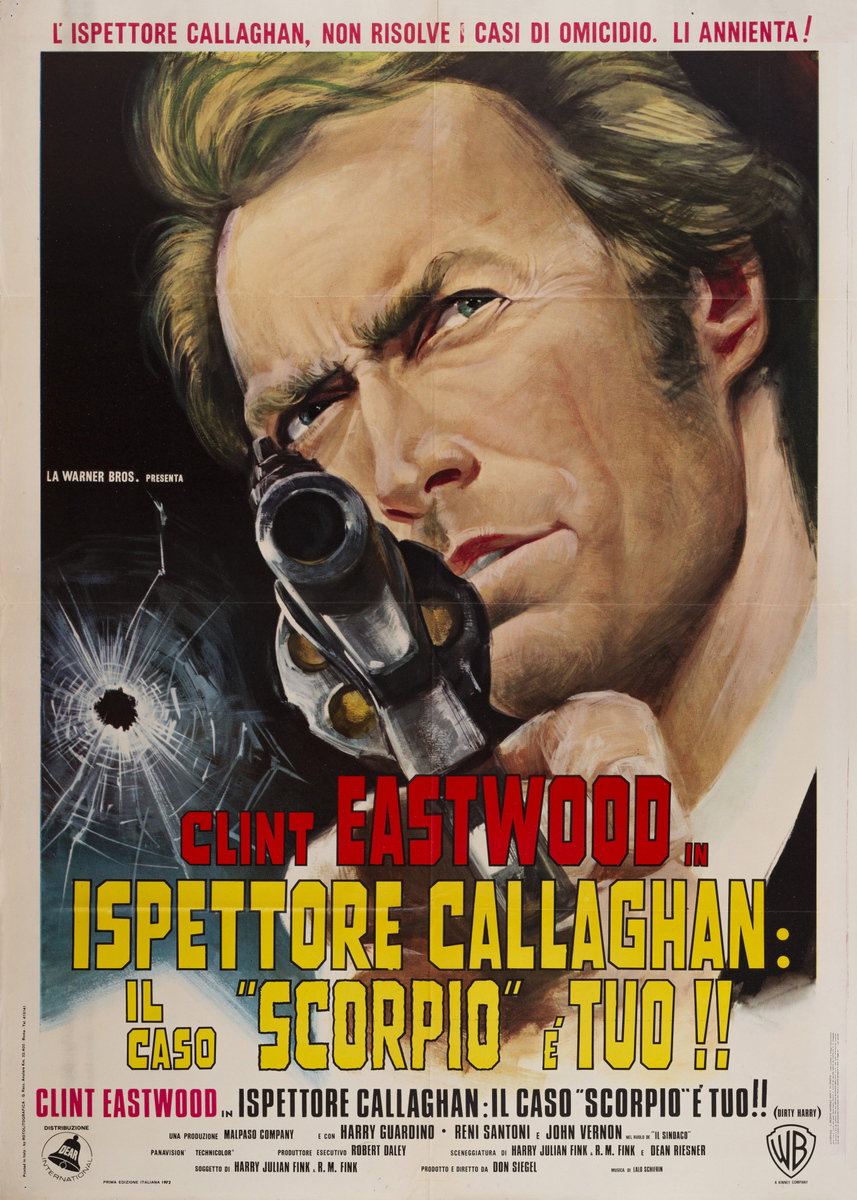 Manifesto 3 per il film Ispettore Callaghan: Il caso Scorpio è tuo!! (1971)