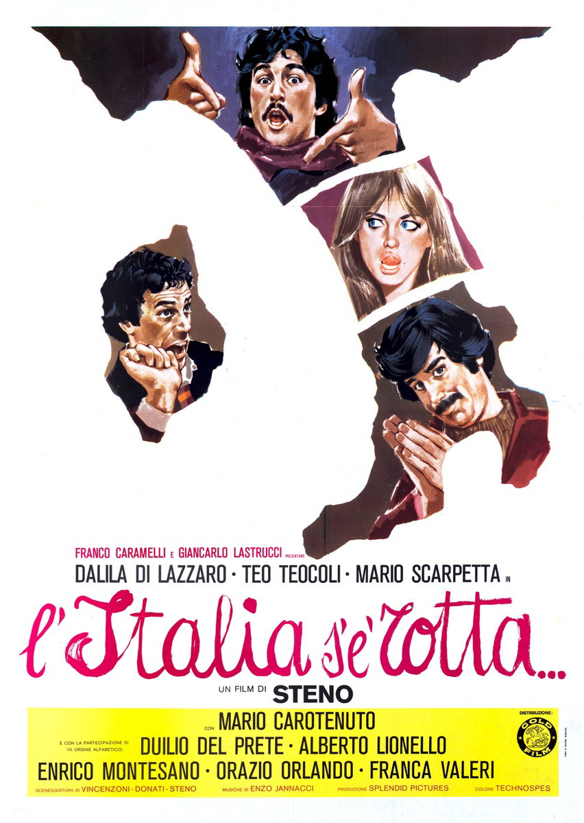 Manifesto 2 per il film L'Italia s'è Rotta (1976)
