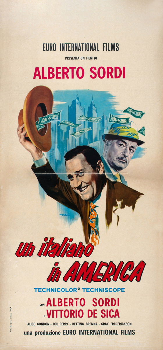 An Italian in America - Lobby Card 1