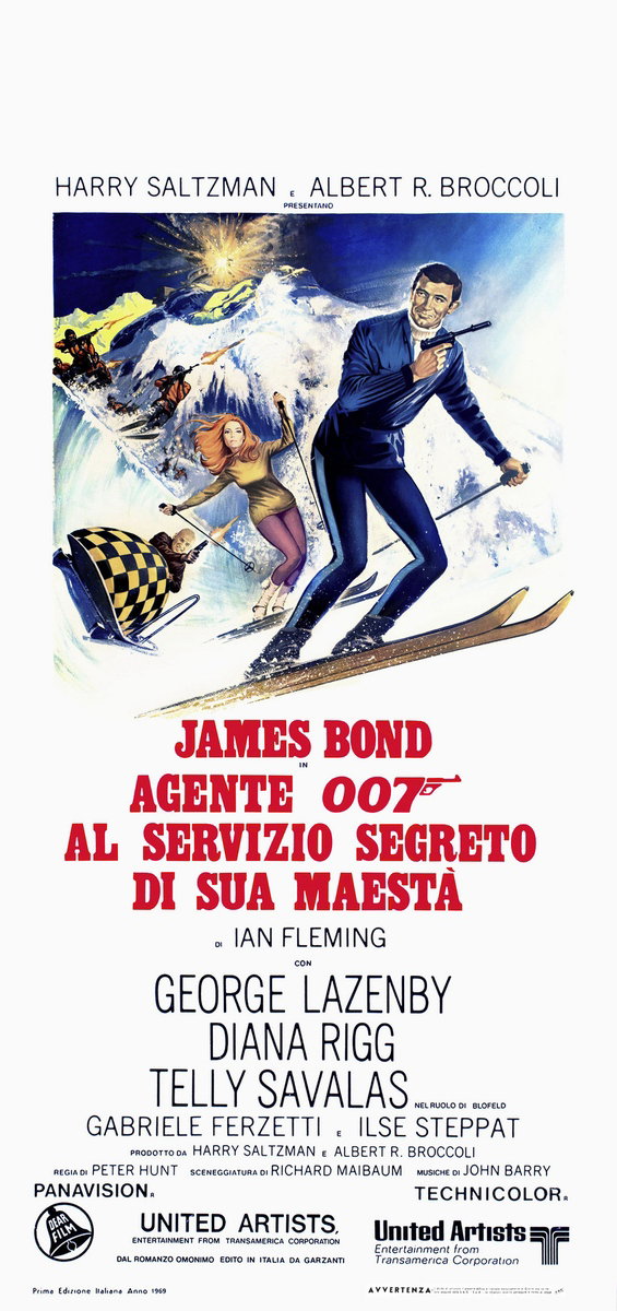 Locandina 2 per il film Agente 007 - Al servizio segreto di Sua Maestà (1969)