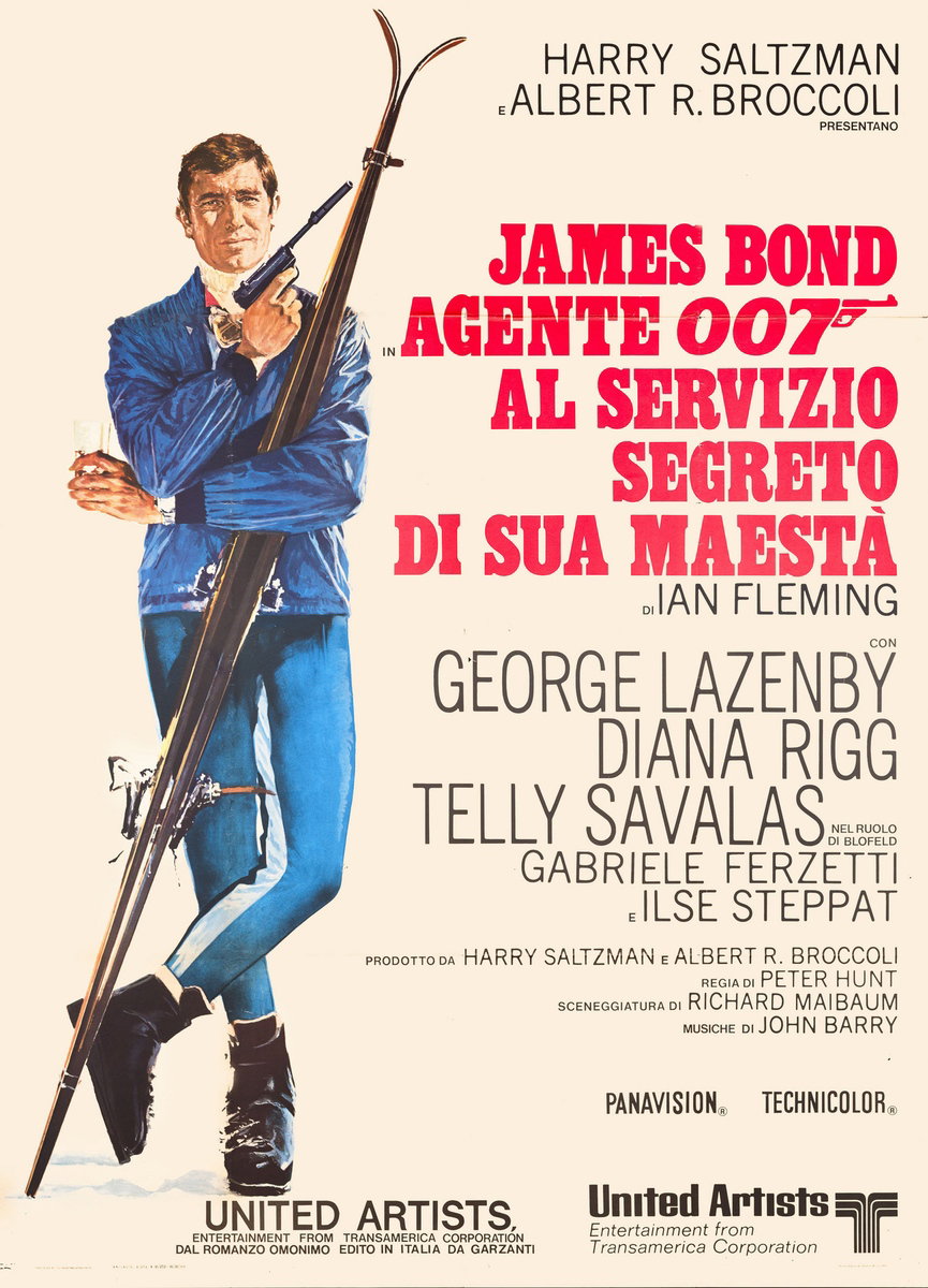 Manifesto 2 per il film Agente 007 - Al servizio segreto di Sua Maestà (1969)