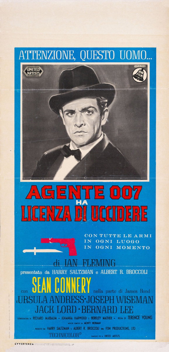 Locandina 2 per il film Agente 007 - Licenza di uccidere (1962)
