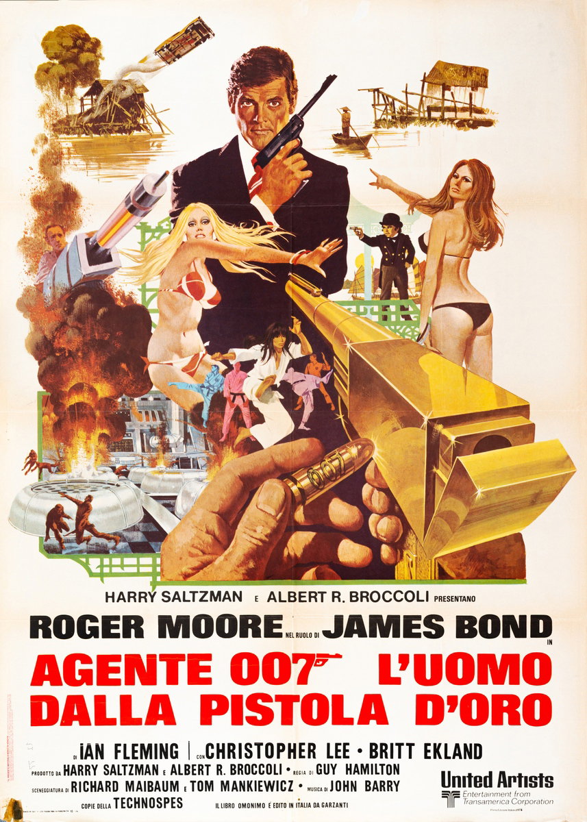 Poster 2 for the film The Man with the Golden Gun (1974)
