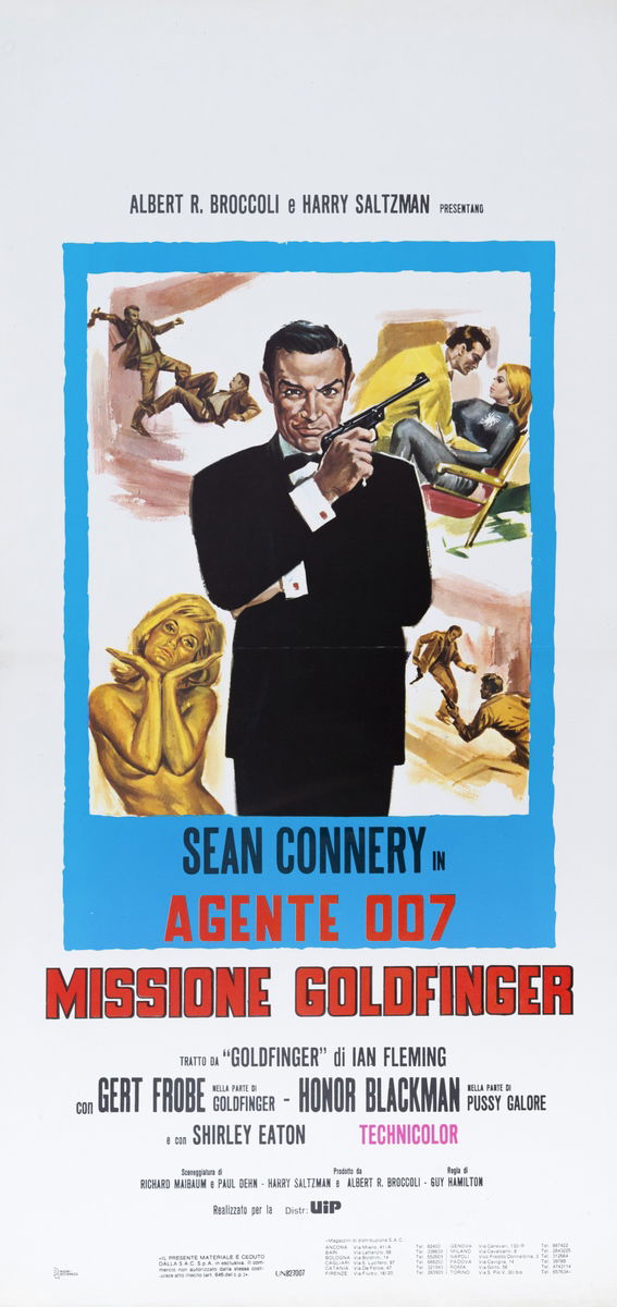 Agente 007 - Missione Goldfinger - Locandina 1