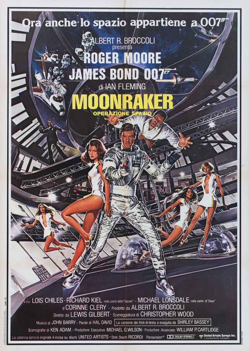 Moonraker - Operazione spazio - Manifesto 1