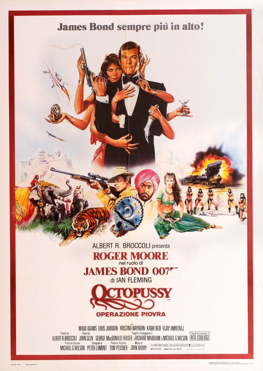 Octopussy - Operazione piovra - Manifesto 1