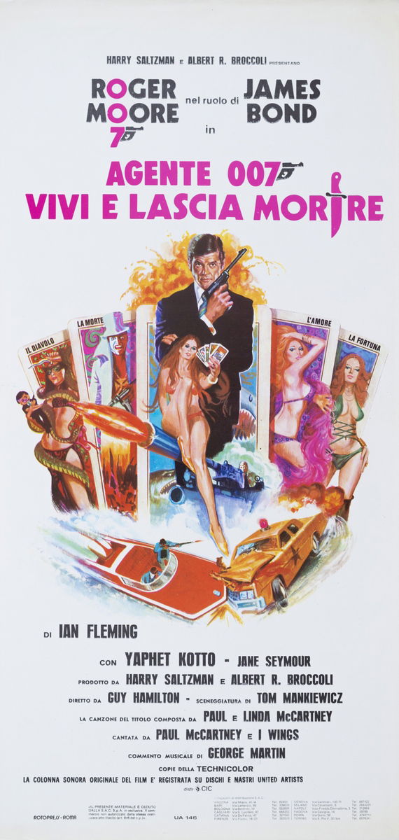 Agente 007 - Vivi e lascia morire - Locandina 1
