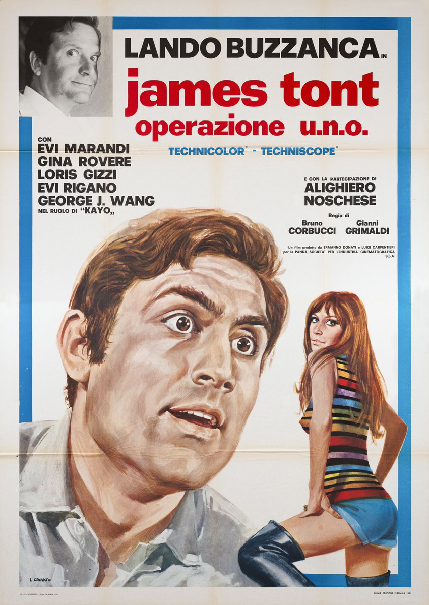 James Tont operazione U.N.O. - Manifesto 2