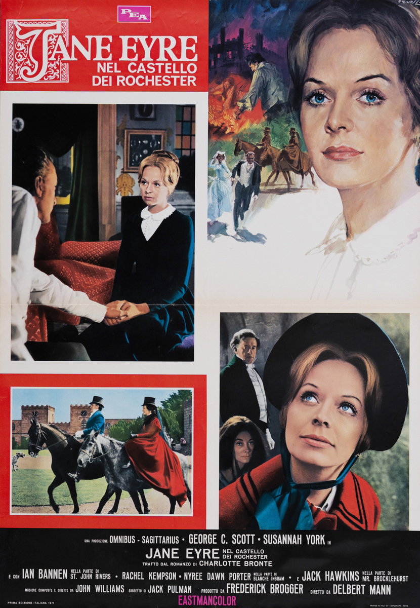 Poster 3 for the film Jane Eyre (1970), painted by Averardo Ciriello