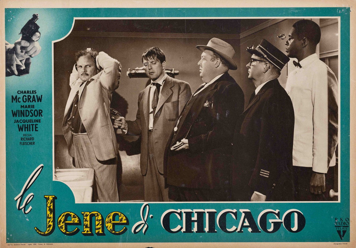 Lobby Card 3 for the film The Narrow Margin (1952)