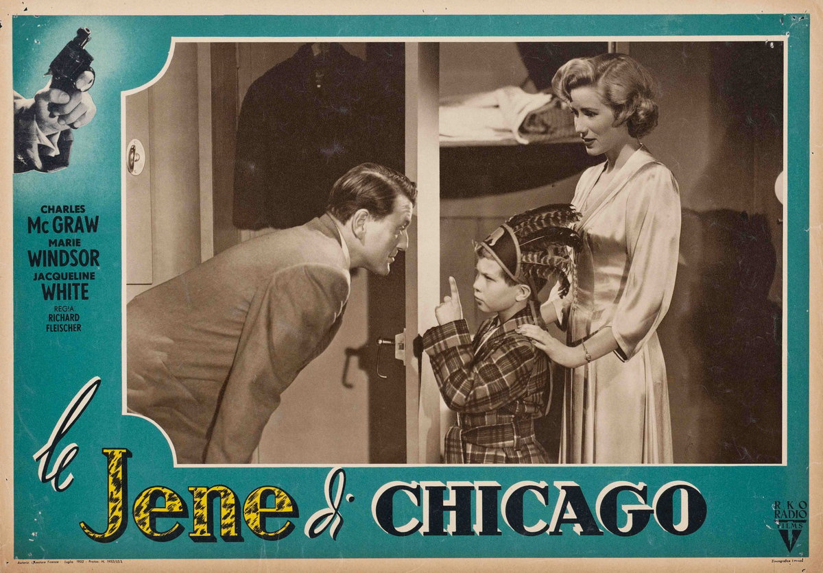 Lobby Card 4 for the film The Narrow Margin (1952)