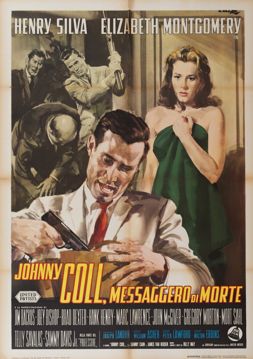"Johnny Cool" messaggero di morte - Manifesto 2