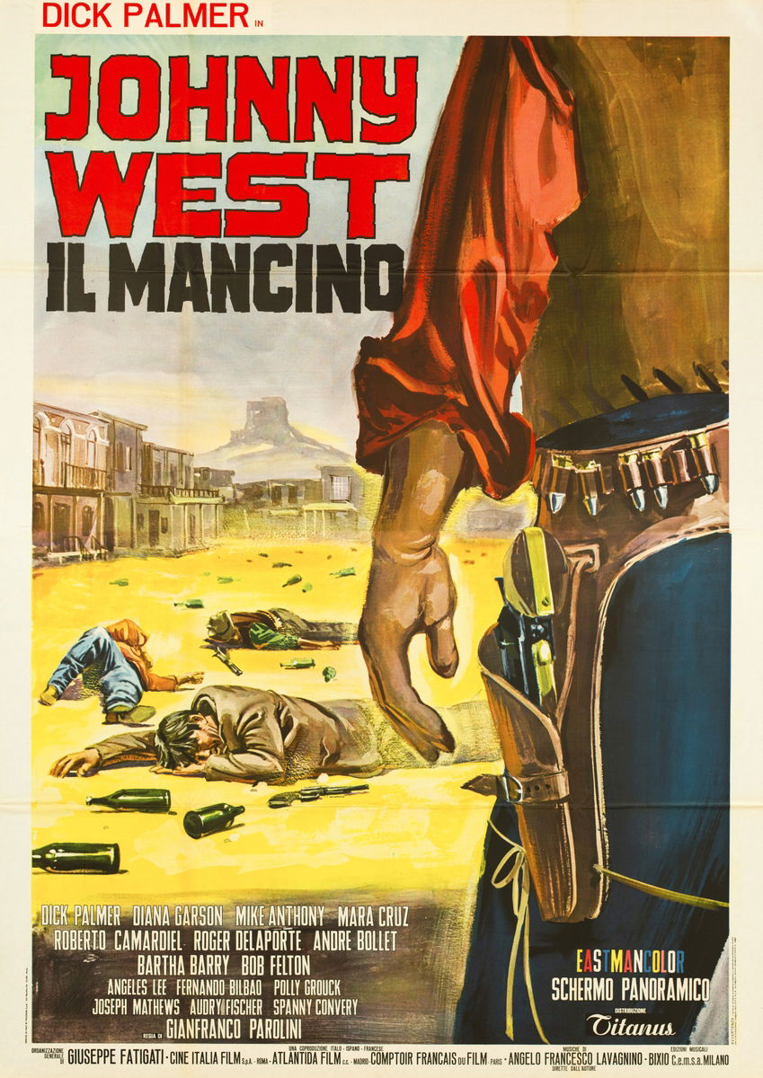 Johnny West il mancino - Manifesto 1