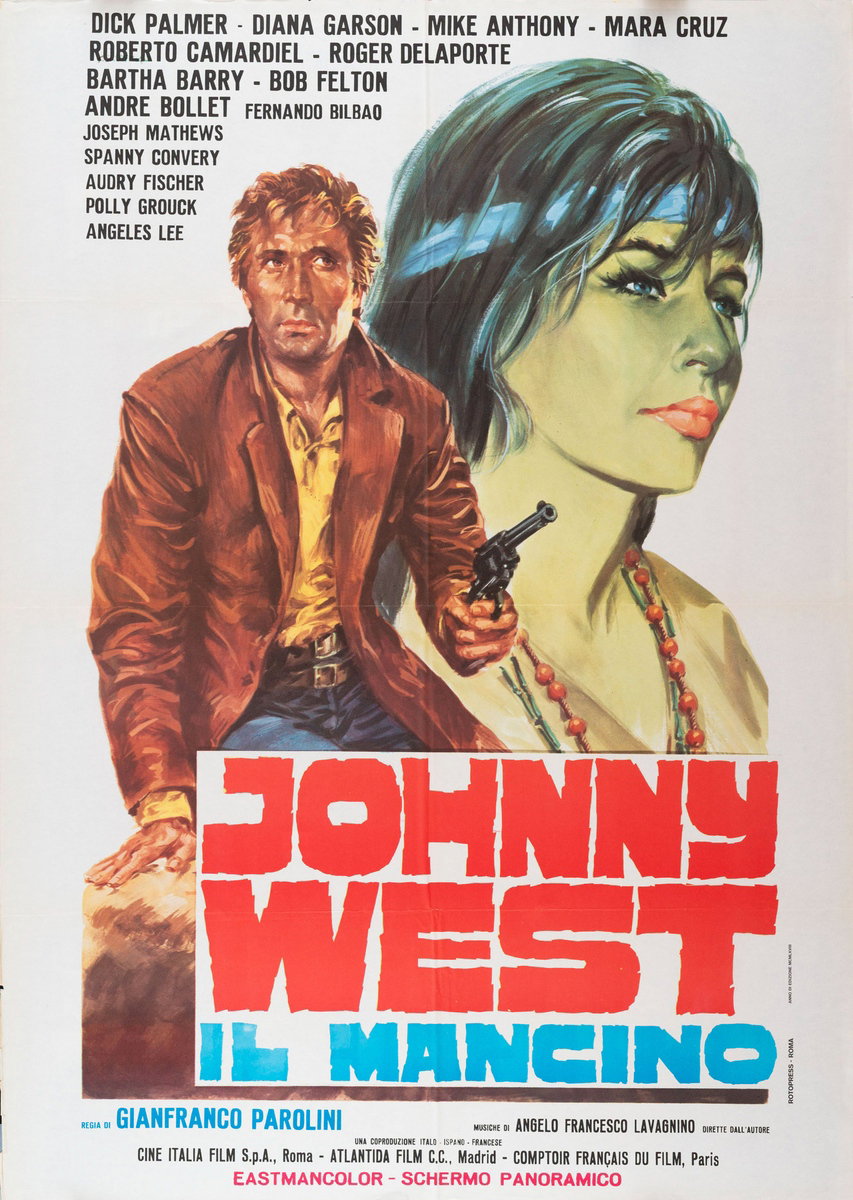 Poster 2 for the film Left Handed Johnny West (1965)