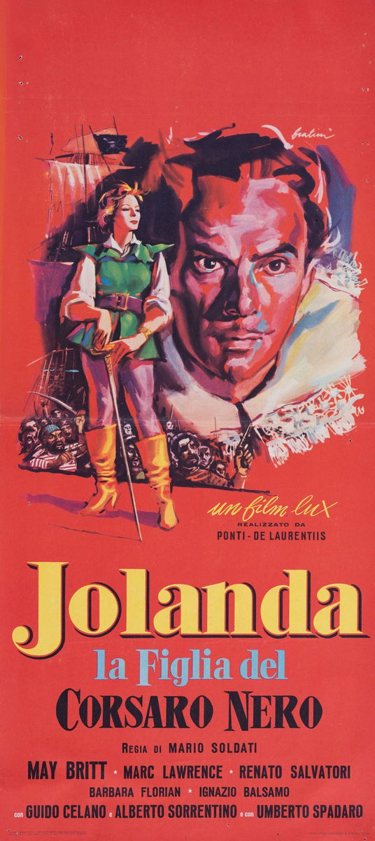 Jolanda, the Daughter of the Black Corsair - Lobby Card 1