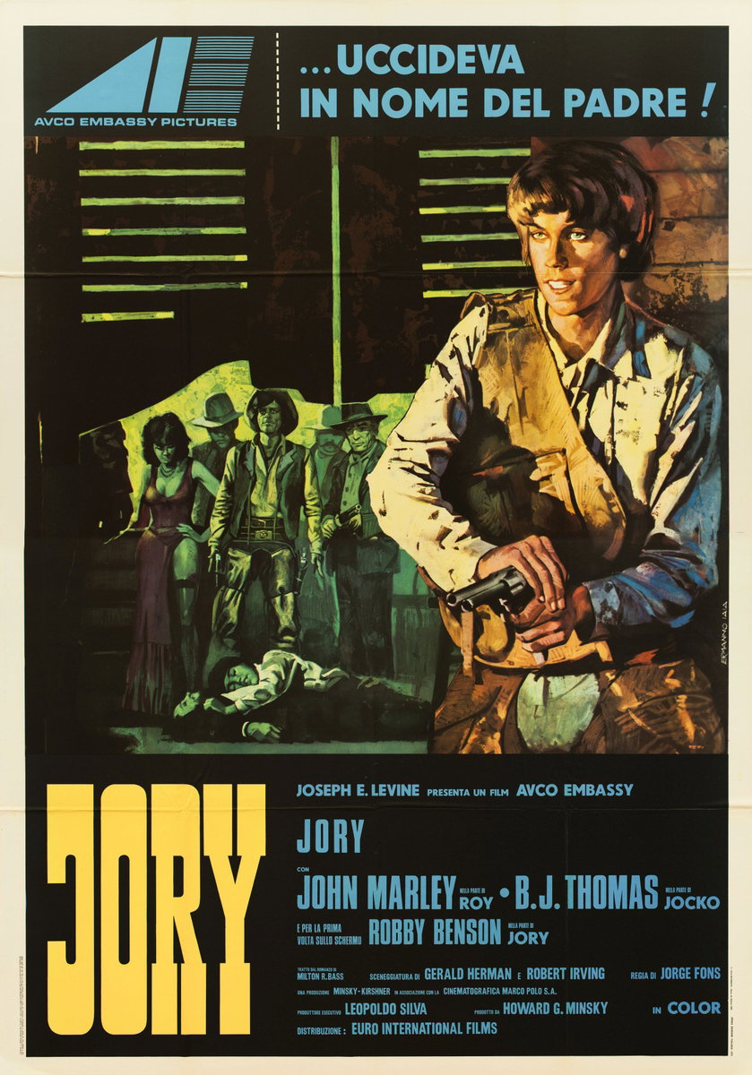 Poster 2 for the film Jory (1973), painted by Piero Ermanno Iaia