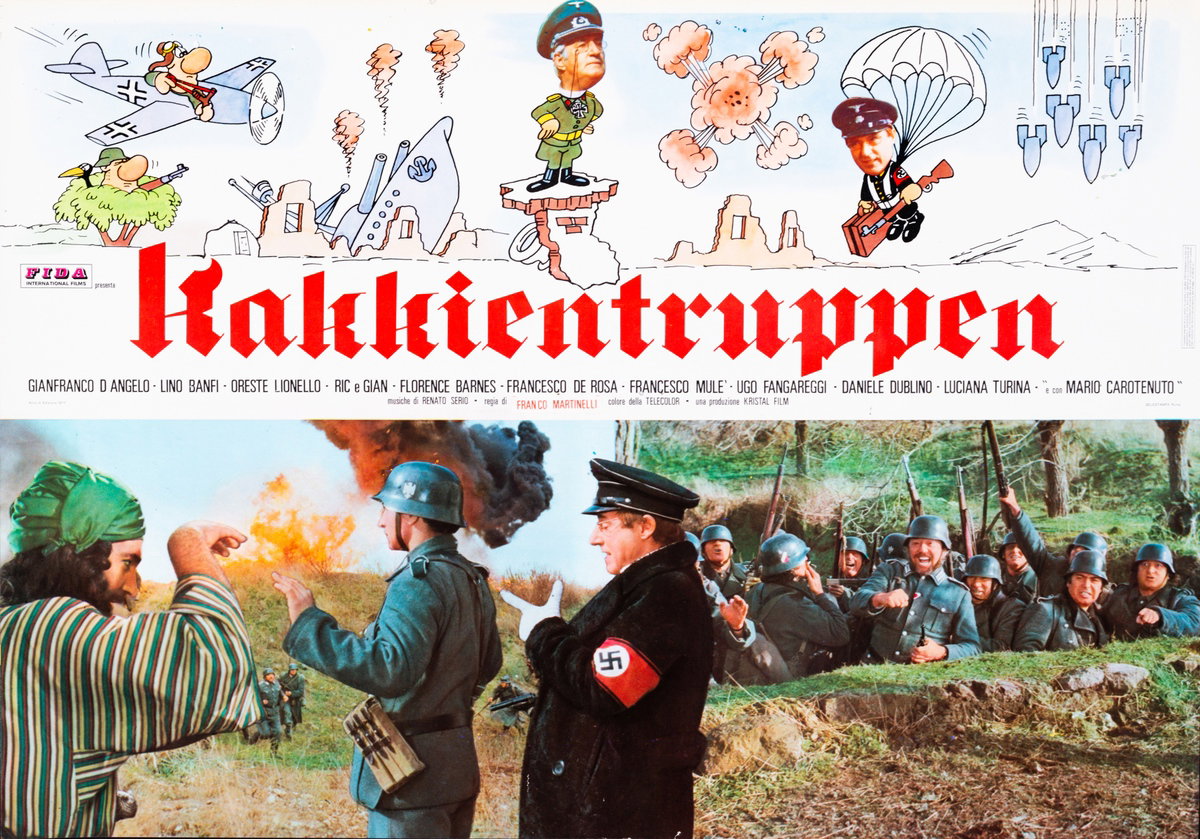 Fotobusta 2 per il film Kakkientruppen (1977)