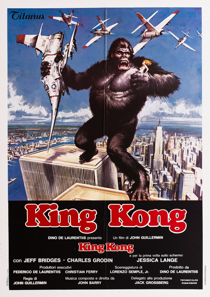 Manifesto 2 per il film King Kong (1976)