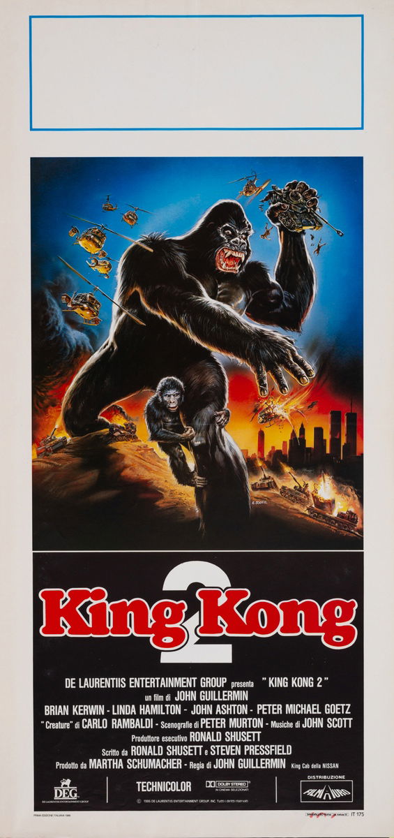 King Kong 2 - Locandina 1