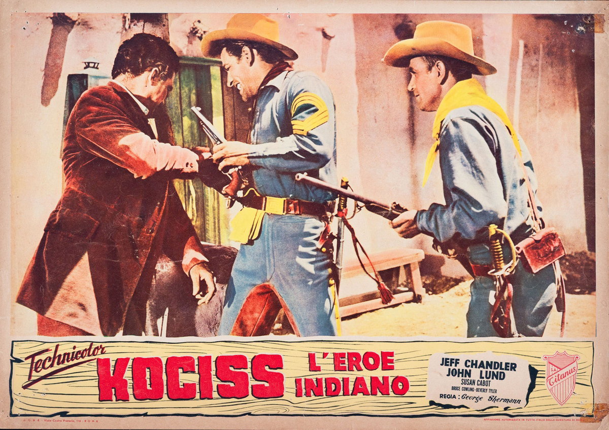 Fotobusta 2 per il film Kociss l'eroe indiano (1952)
