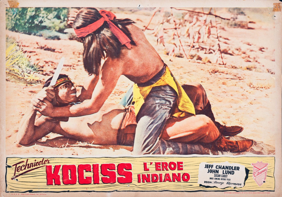 Fotobusta 3 per il film Kociss l'eroe indiano (1952)
