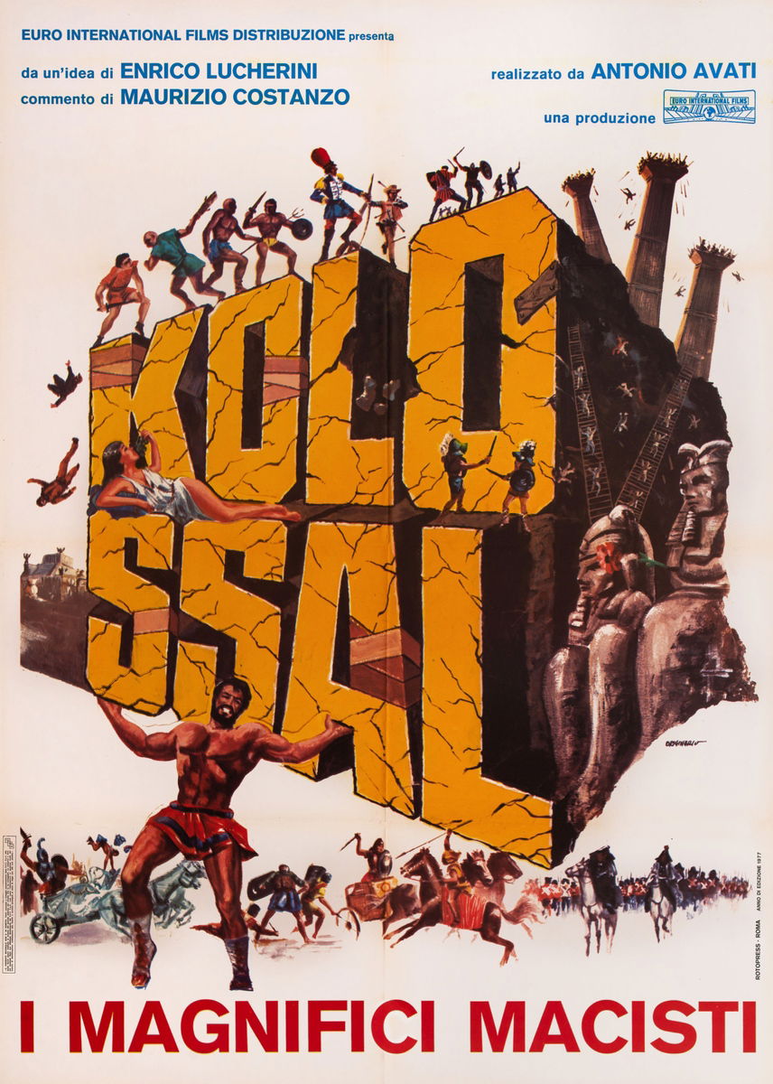 Kolossal - I magnifici Macisti - Manifesto 1